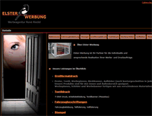 Tablet Screenshot of elster-werbung.de